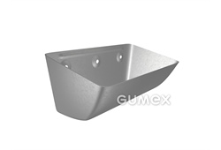 Elevatorbecher gepresst SPS, 300-165/3mm, A-308, B-165, C-135, E-9, F-100/3,2,9dm3, Stahl, 